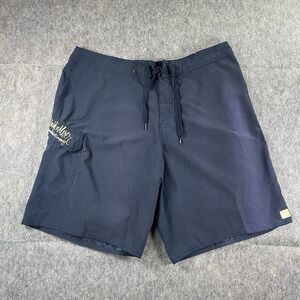 Vintage Quicksilver Board Shorts Men's‎ 38 x 10 Baggy Y2K Surf Skate Drawstring